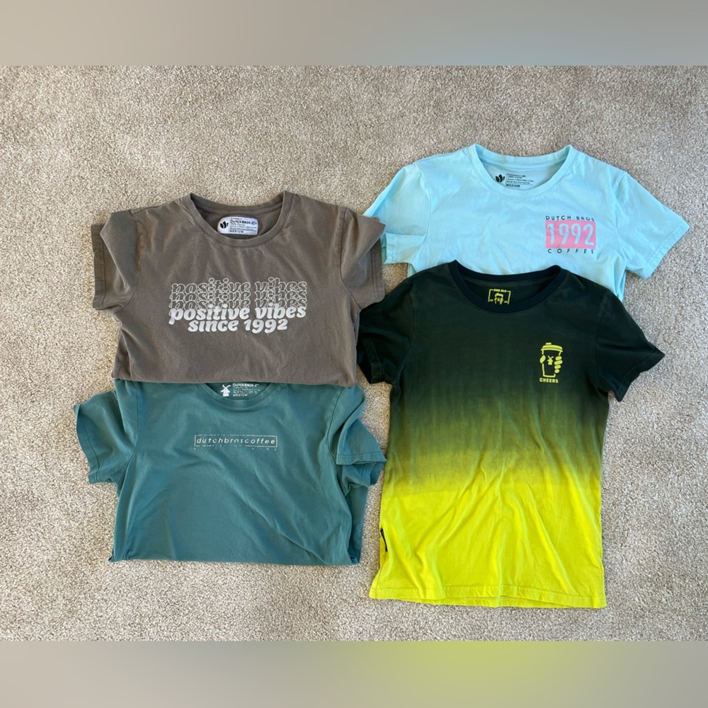 (4) Women’s Dutch Bros Shirts